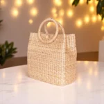 Pattranida Straw Round Handle Tote